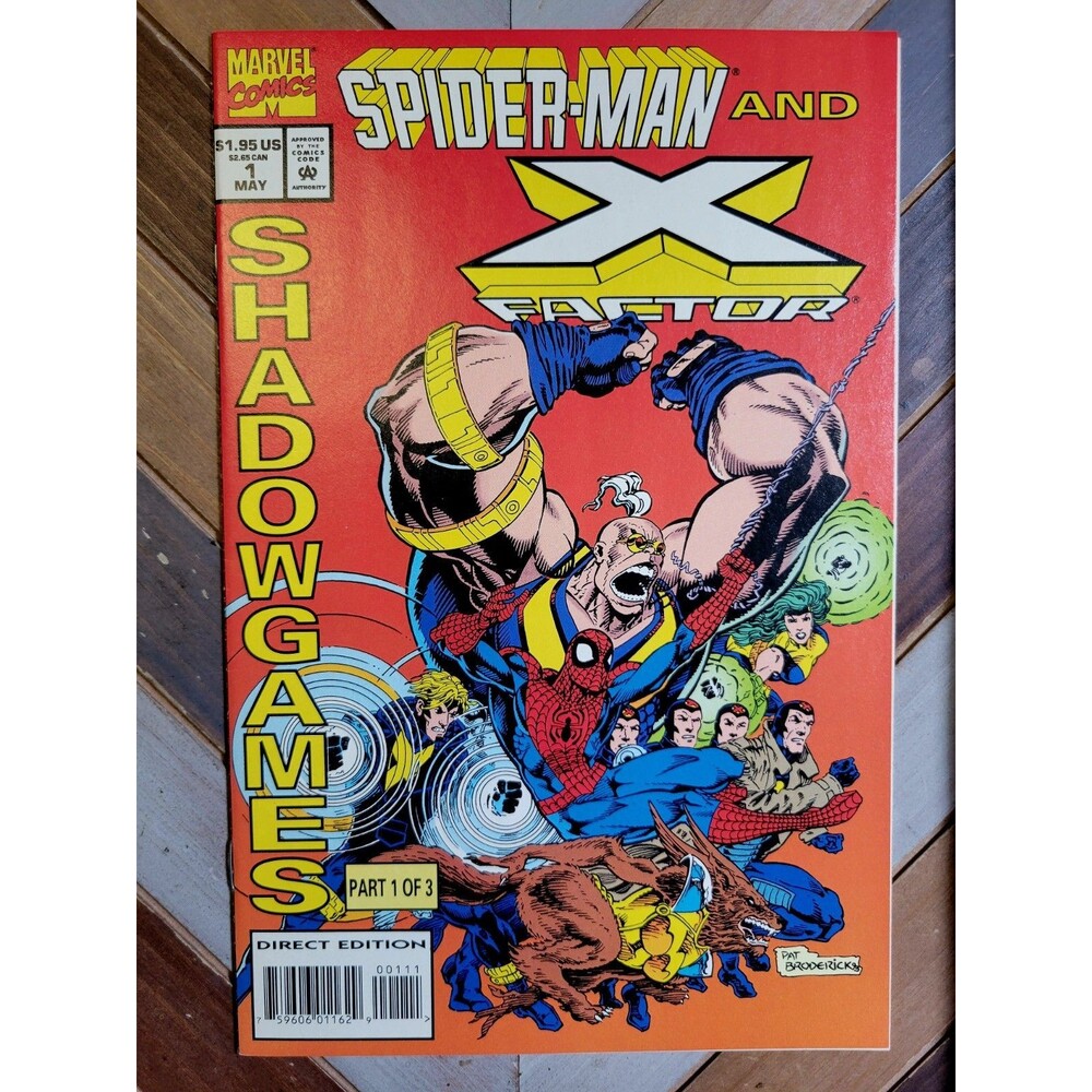 Spider-Man and X-Factor: Shadowgames #1 VF (Marvel 1994) Kurt Busiek 1st Issue!